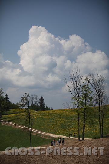 2009.05.03_11.51.22.jpg - Der Weg der Familienwallfahrt fhrt fast in den Himmel...