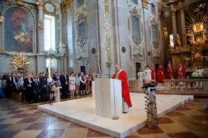Firmung AD 2018 am Sonntagberg Evangelium gelesen von Pfr.P.Franz.