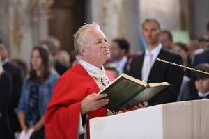 Firmung AD 2018 am Sonntagberg Evangelium gelesen von Pfr.P.Franz.