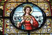 Fenster, Glassmalerei & Rosetten (Rose) Windows & Glass Painting